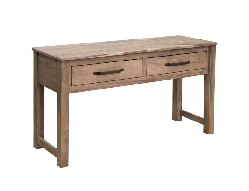 Natural Parota 2 Drawers, Sofa Table