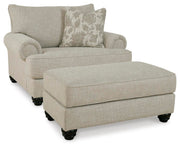 Ashley Furniture Asanti Living Room Set featuring a sofa, loveseat, and armchair with plush cushions and contemporary design.