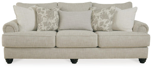 Ashley Furniture Asanti Sofa with plush cushions and modern design, shown in a head-on view.