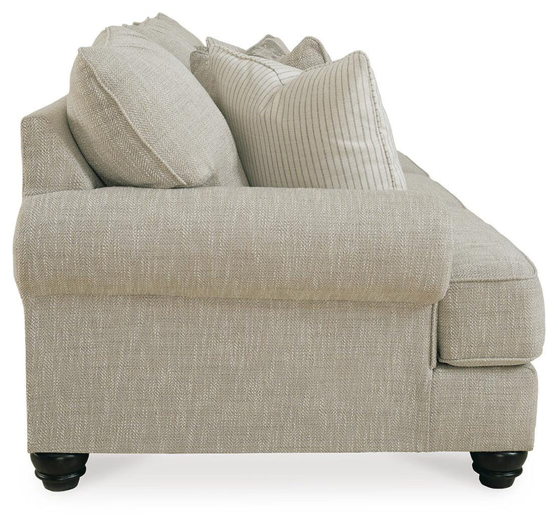 Ashley Furniture Asanti living room set with sofa and armchair in a modern design, featuring plush cushions and stylish upholstery.