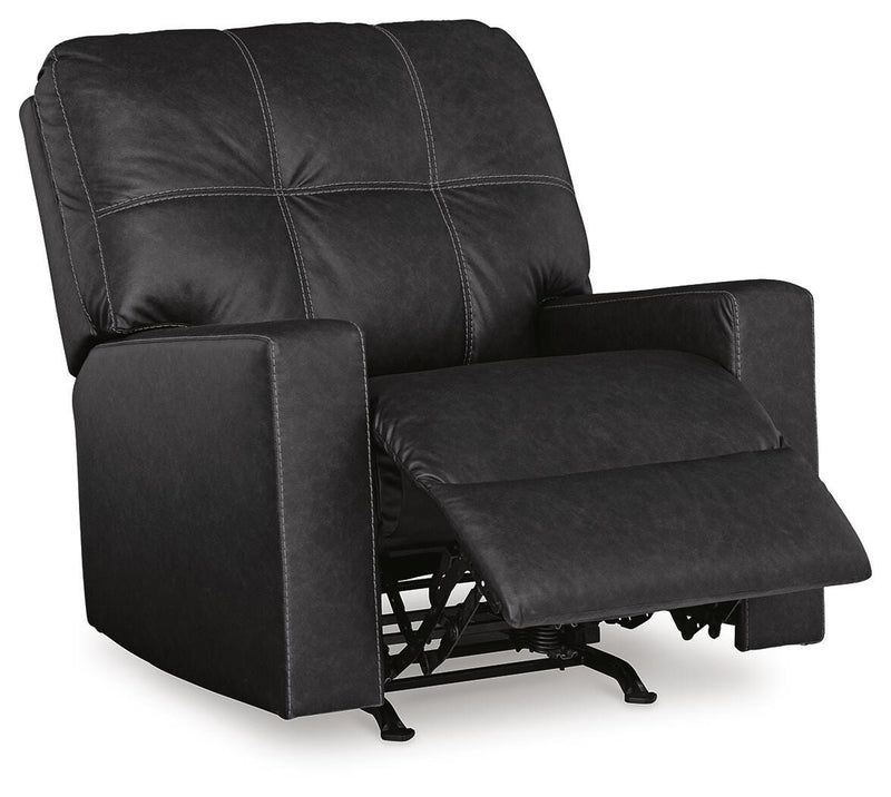 Ashley Furniture Barlin Mills living room set includes a sofa and loveseat with neutral fabric and modern design, shown from an angle.