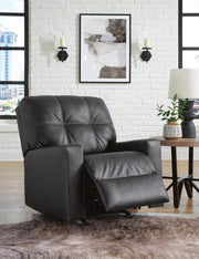 Open view of Ashley Furniture's Barlin Mills living room set with sofa and armchair in a modern, stylish living space.