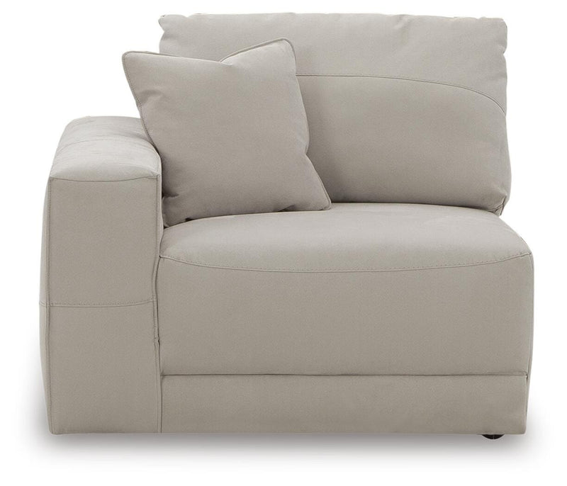 Ashley Furniture Next-Gen Gaucho sectional sofa with plush cushions, modern design, and neutral fabric in a well-lit living room setting.