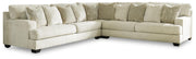 Ashley Furniture Rawcliffe living room set with sofa and loveseat in a modern upholstery, featuring plush cushions and stylish design.