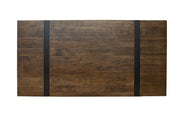 Urban Art dining table by International Furniture Direct, showcasing a modern wooden design with sleek legs and a spacious tabletop.