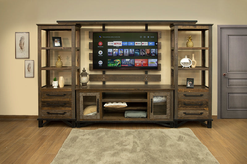 Loft Brown Wall Unit