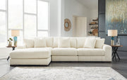 Ashley Furniture Lindyn sectional with chaise, featuring plush fabric, modern design, and multiple seating areas.
