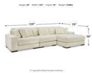 Ashley Furniture Lindyn living room set with sofa and loveseat in a cozy, modern living space.