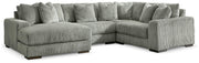 Ashley Furniture Lindyn sectional with chaise, featuring plush upholstery and modern design for comfortable living space.