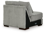 Ashley Furniture Lindyn sectional with chaise, featuring plush fabric, modern design, and multiple seating options.