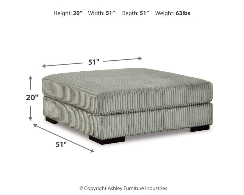 Ashley Furniture Lindyn living room set featuring a sofa and armchair with plush fabric and modern design.