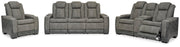 Ashley Furniture Next-Gen DuraPella living room set with sofa and armchair, upholstered in neutral fabric, modern design