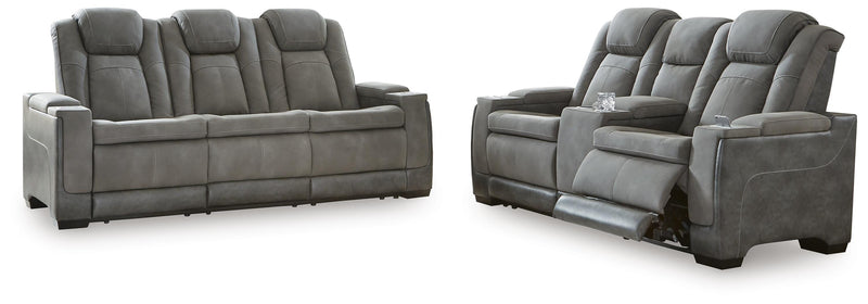 Ashley Furniture Next-Gen DuraPella Living Room Set with plush sofas and coordinated armchair in a modern design.