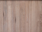 Aruba Natural King Bed from International Furniture Direct featuring a sturdy wooden frame and a natural finish.