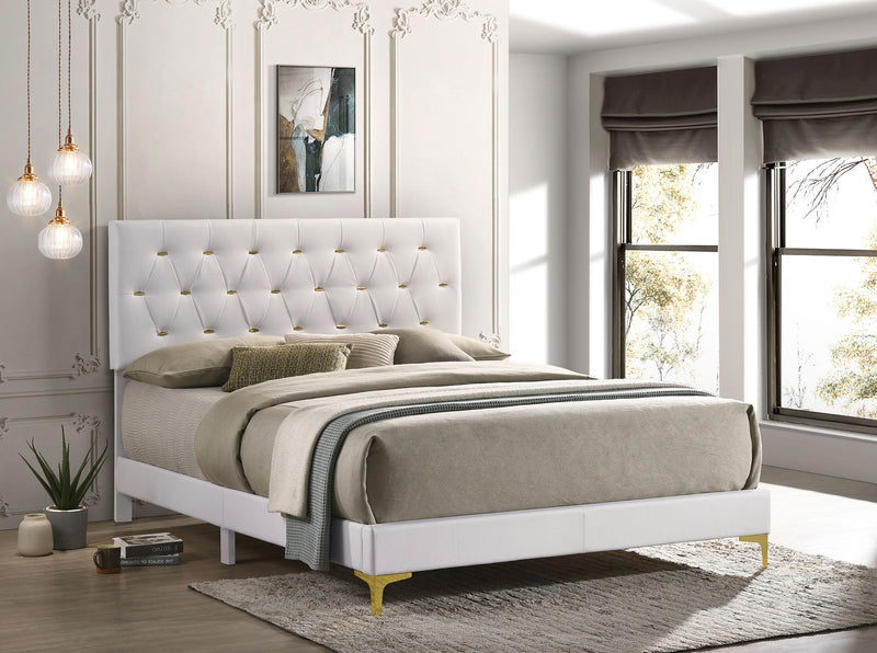 Kendall Panel Bed White
