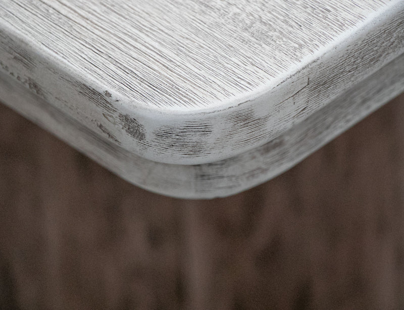 Sahara dining table by International Furniture Direct with wooden surface and sturdy legs, ideal for modern dining rooms.