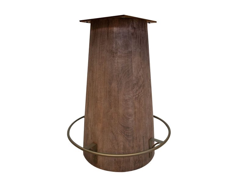 Sahara Bistro Dining Table by International Furniture Direct with a wooden tabletop and sturdy legs in a cozy bistro setting.