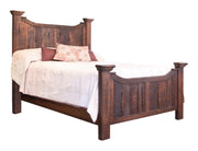 Madeira Queen Bed by International Furniture Direct featuring a rustic wooden frame and elegant design.
