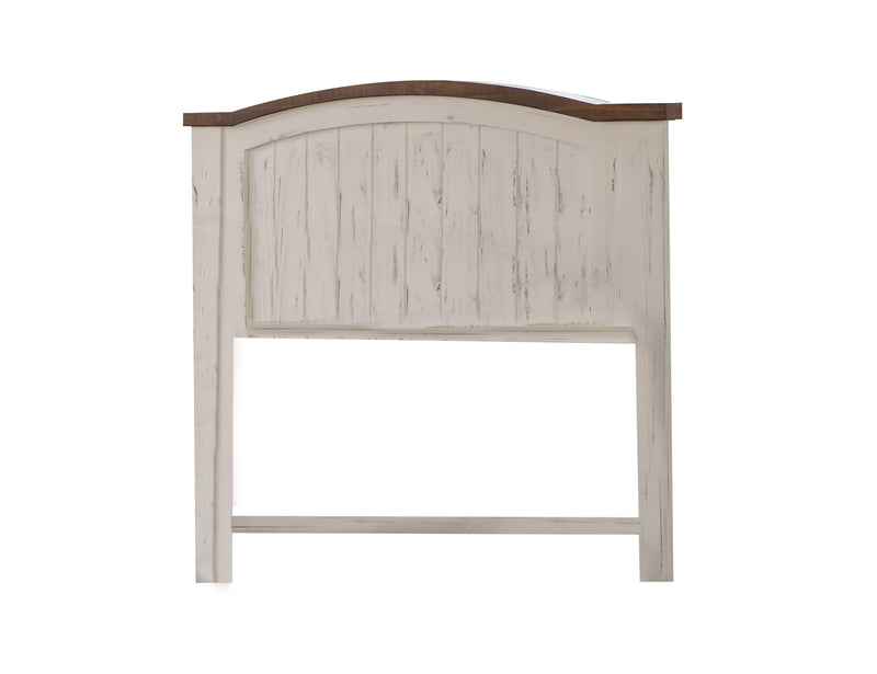 Pueblo White Queen Bed by International Furniture Direct featuring a classic wooden frame and elegant white finish.
