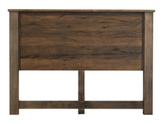 Natural Teca King Bed by International Furniture Direct featuring a sturdy wood frame and warm, natural finish.