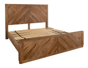 Balam King Bed by International Furniture Direct featuring a solid wood frame and elegant design for a cozy bedroom setting.