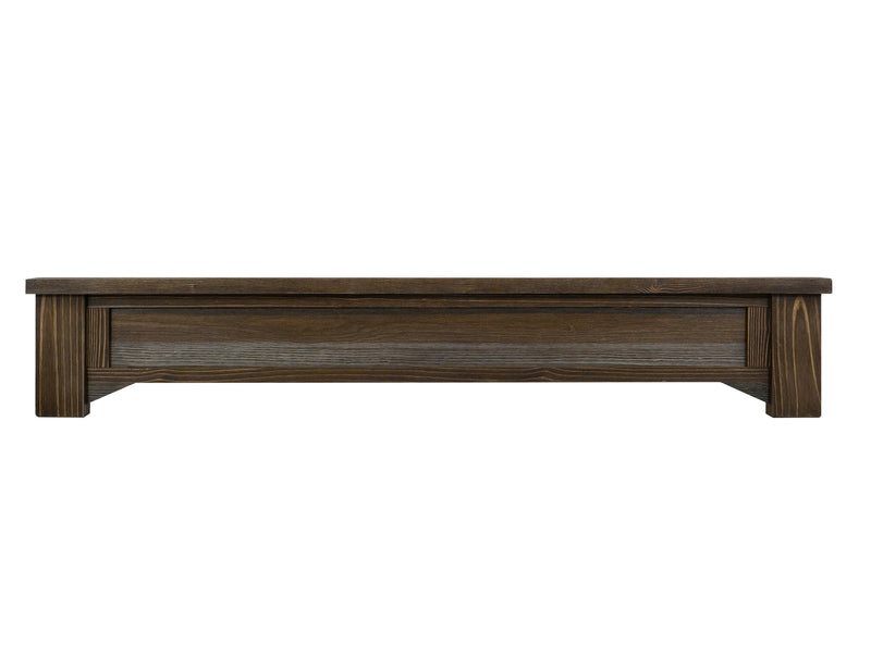 International Furniture Direct Queen Bed in town-style design with wooden finish and classic headboard for a cozy bedroom look.