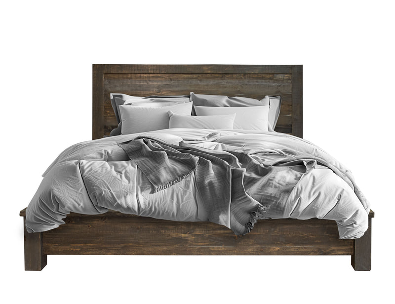Loft Brown Queen Bed