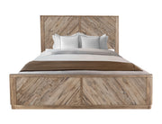 White Balam queen bed from International Furniture Direct with a sturdy wooden frame and classic design.