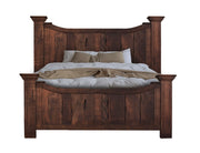 Madeira King Bed by International Furniture Direct showing a wooden bed frame with a classic design and natural finish.