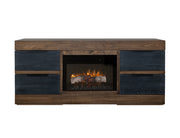International Furniture Direct 70-inch fireplace with classic mantel and modern design, showcasing a cozy heating element.