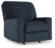 Ashley Furniture Aviemore recliner in a closed position, featuring plush upholstery and a modern design for comfortable seating.