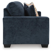 Ashley Furniture Aviemore Sofa Sleeper with plush fabric, modern design, and convertible sleeper feature, shown from side view.