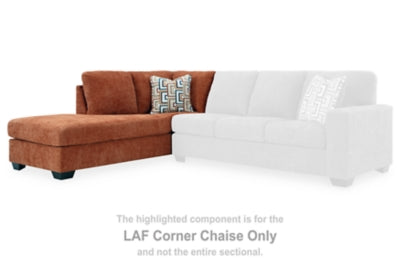 Ashley Furniture Aviemore sectional with chaise, featuring plush fabric upholstery and modern design for comfortable living space.