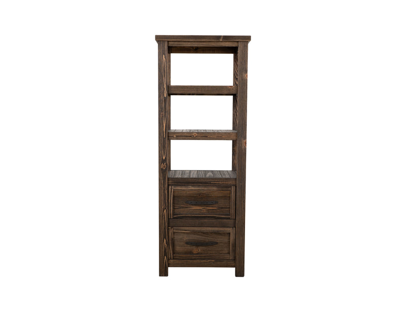 Modern Dutton Wall Unit entertainment center by International Furniture Direct with open shelves and closed storage compartments.