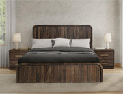 Mezquite II Queen Bed by International Furniture Direct featuring a rustic wooden frame and natural finish.