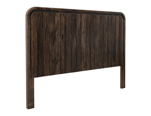 Eastern King Bed Mezquite II by International Furniture Direct with a rustic wooden finish and sturdy design.