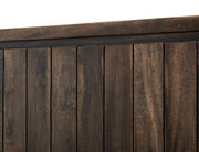 Eastern King Bed Mezquite II by International Furniture Direct with wood finish and classic design, shown in a bedroom setting