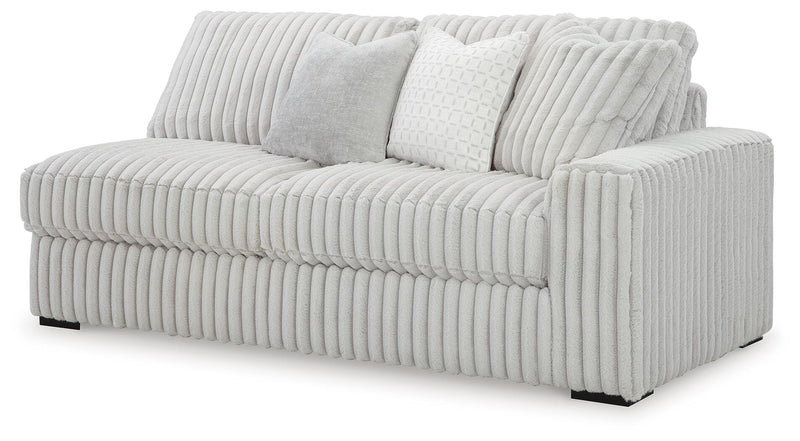 Ashley Furniture Stupendous Sectional sofa shown from an angled view, featuring plush cushions and a modern design.