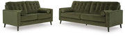 Reveon Lakes living room set by Ashley Furniture featuring a plush sofa and matching armchair in a modern design.