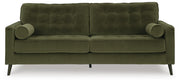 Ashley Furniture Reveon Lakes living room set featuring a sofa, loveseat, and armchair with neutral upholstery and modern design.