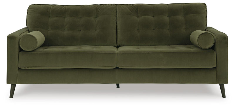Ashley Furniture Reveon Lakes living room set featuring a sofa, loveseat, and armchair with neutral upholstery and modern design.