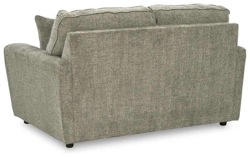 Ashley Furniture Cascilla living room set with sofa and loveseat, featuring plush cushions and stylish upholstery.