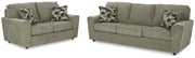 Ashley Furniture Cascilla living room set with sofa and loveseat, featuring plush cushions and modern design.