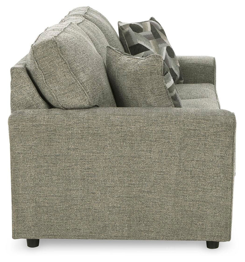 Ashley Furniture Cascilla living room set featuring a sofa and loveseat with plush cushions and modern design.