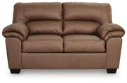 Ashley Furniture WillowBend living room set featuring a sofa and loveseat with neutral upholstery and plush cushions.