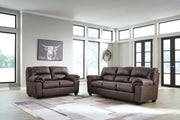 Ashley Furniture WillowBend living room set with sofa, loveseat, and armchair in a cozy, modern living room arrangement.