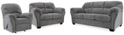 Ashley Furniture Allmaxx living room set with sofa and armchair in modern fabric upholstery, stylish and comfortable for seating.