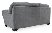 Ashley Furniture Allmaxx living room set with sectional sofa and matching armchair in a modern design.