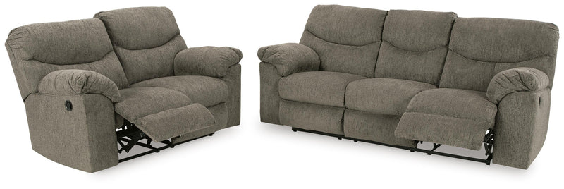 Ashley Furniture Alphons living room set with sofa and loveseat, featuring plush cushions and modern design.