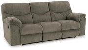 Ashley Furniture Alphons living room set featuring a sofa, loveseat, and armchair in a modern design with neutral upholstery.
